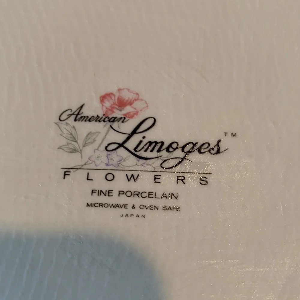 American Limoges Flowers Collection. It is the 12 3/4” size